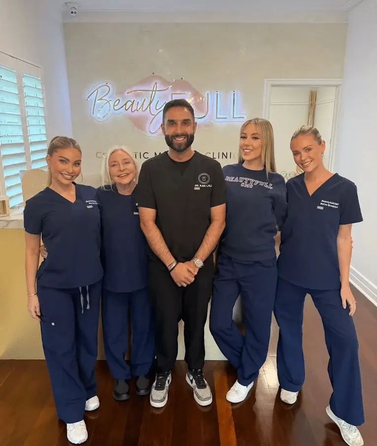 The BeautyFULL CMC clinical team at the Kingscliff clinic.